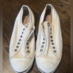 Converse John Varvatos White Jack Purcell Slip On Sneakers 10.5 (M) Or 12.5 (W)
